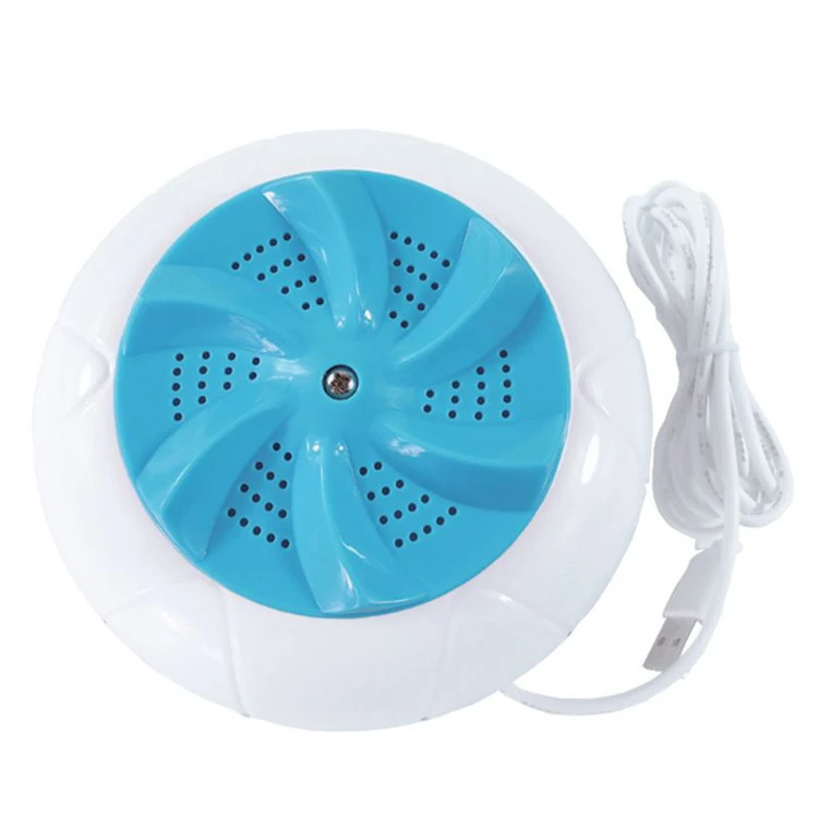 Mini Portable Ultrasonic Vibration Washing Machine Stains Remover USB Ultrasound Laundry Clean Machine Turbine Washer for Travel