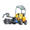 mini wheel loader agricultural equipment with trencher