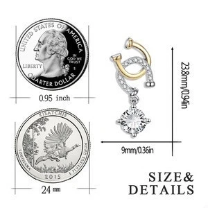 Minimalist 925 sterling silver horseshoe pendant necklace