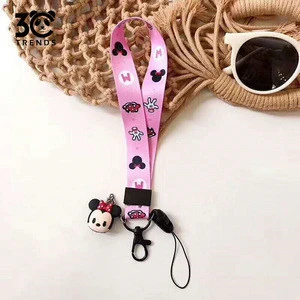 mobile phone Lanyard with animal  cartoon  Silicone Case mobile phone  Accessories