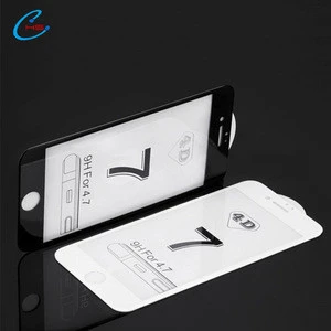 Mobile Phone Use Good Quality 4D Tempered Glass For Iphone 6 6 Plus