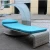 Import modern HDPE rattan patio and garden sun lounger from China