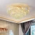 Import Modern Hotel Restaurant Decorate Surface Mount Large Fancy Crystal Ceiling Light with Square Round from China