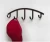Import Modern Metal 5 Hook Wall Mounted Coat Stand from China