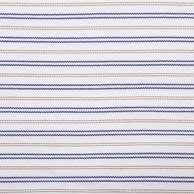 Modern Simplicity White Viscose/Nylon/Polyester/Spandex Elasticity/Softness for Striped woven  Fabric