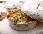 MOTHER OF PEARL SERVING DISH FOR RESTAURANT NATURAL COLOR