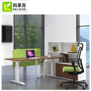 Motor Lift Table Two Legs Electric Height Adjustable Office Desk