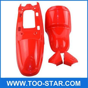 Motorcycle Body Kits Red Plastic Kits For Yamaha PW80