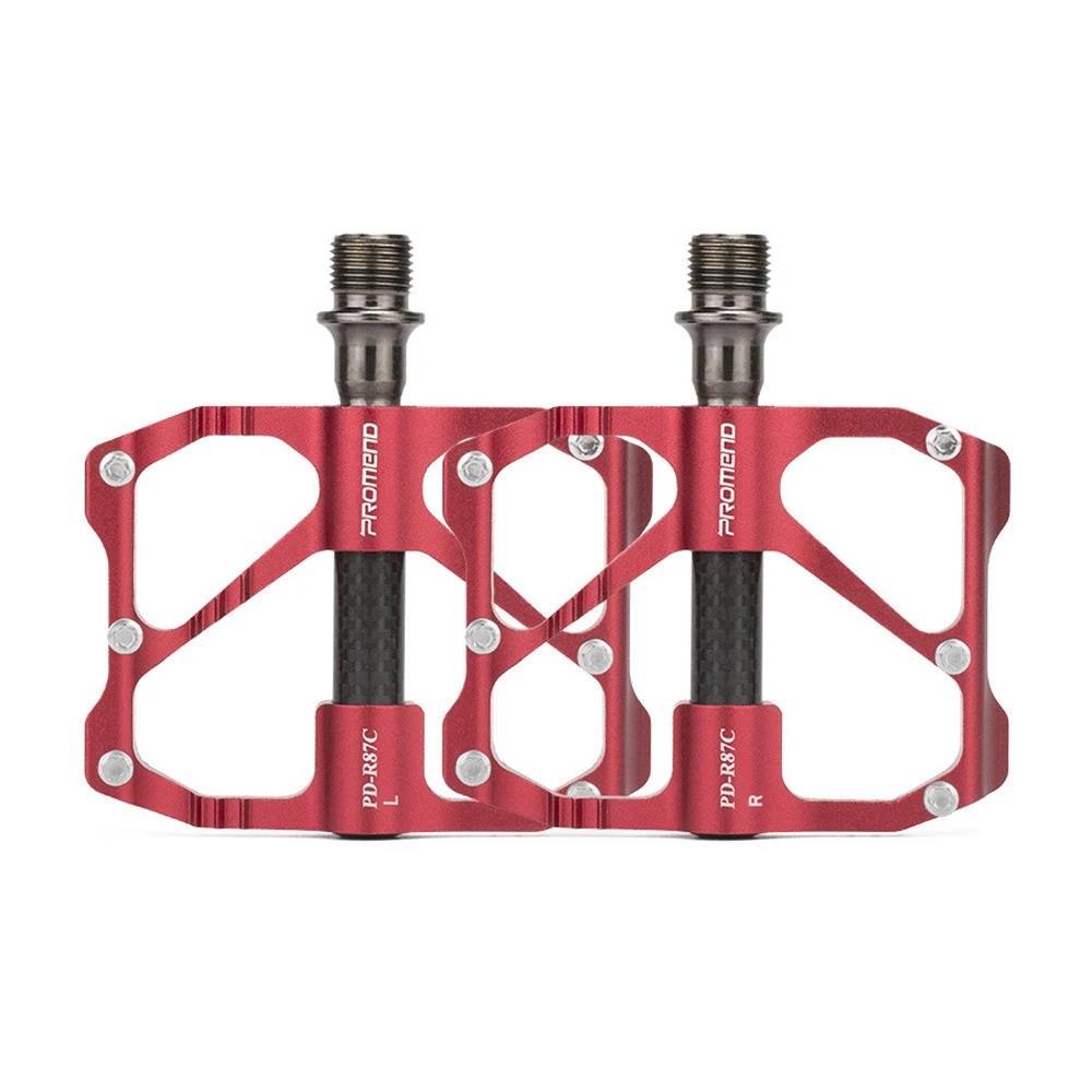 Mtb Pedal Quick Release Road Bicycle Pedal Anti-slip Ultralight Mountain Bike Pedals Carbon Fiber 3 Bearings