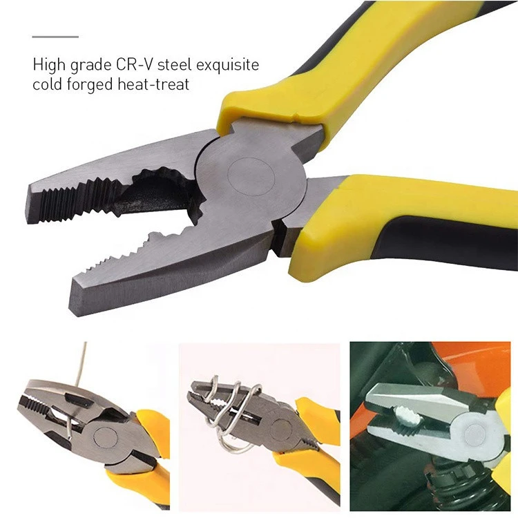 Multi-function Combination Pliers with High Quality 8 Inch TPR Handle