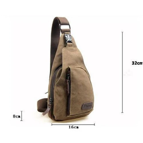 Multi-functional outdoor messenger bag for travel canvas men&#x27;s sport bag korean leisure men&#x27;s sport bag