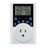 Multifunctional Infinite Cycle Programmable Digital Timer Outlet Switch for Hydroponics USE