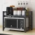 Multifunctional Microwave Oven 2-3 tiers Black aluminium storage Rack Shelving Adjustable Wholesales