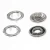 Import Multiple Sizes Stainless Steel Buttons Metal Press Button 4 parts Prong Ring Snap Button For Clothes from China