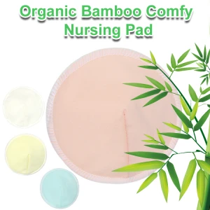 Natucare Waterproof Reusable Bamboo Mama Nursing Pads&Contoured Breast Feeding Pad