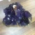 Import Natural crystal quartz semi precious stones crystal folk crafts purple fluorite crystal geode cluster from China