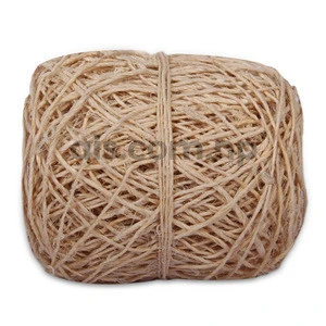 Natural Hemp Cord - Handmade in Nepal - Organic Yarn, Strong Cord and Twined, Handspun Thick Rope Roving for DIY Craft Home Gard