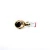 Import nature brass color lever iron handle wall mounted 3/4" basin copper ball brass tap bibcock from China