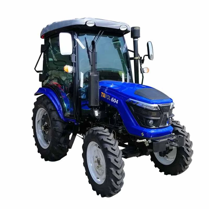 New 60hp farm Agricultural wheel 4*4 604 farm tractor 4x4 60hp in tavol brand china