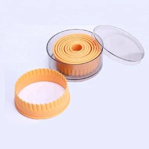 New arrival DIY PP colorful Biscuits Cookie Cutter Cake Mould