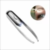 New Arrival High Quality Battery Operated Stainless Steel Led Light Tweezers