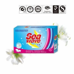 New Arrival Portable Eco-friendly High Efficiency rapid solving foam Laundry Detergent Sheets