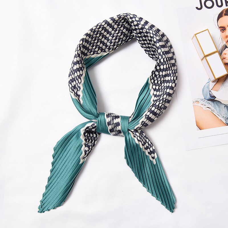 New arrival square scarf fashion ladies neck scarf temperament professional crinkle small silk scarf 55*55cm