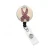 Import New breast cancer Awareness ribbon retractable nurse id badge holder reel from China