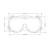 Import New cheap ski Goggles safety glasses PVC frame anti-fog quality for eye wear from China