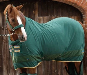 NEW Deluxe show combo fleece cooler full neck cover travel stable horse rugs