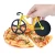 Import New design bicycle shape stainless steel pizza cutter with double wheel from China