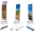 Import New design customized size retractable banner stand display roll up banner base from China