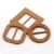 Import New Design Plastic Large Belt Buckle Square Rattan Shoes Buckle from China