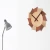 Import New Design Sun Flower shape Antique Custom Logo Wooden Wall Decorative Clock Wall Watch from China