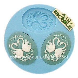 New designed silicone art clay craft moulds F0055