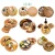 New Eco-friendly Products 13.6 Inches Meat Platter Wooden Serving Bamboo Cheese Board with Knife Set