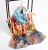 Import New Oil painting silk scarf digital printing high grade silk satin shawl scarf from China