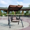 New style metal rattan patio swing for adult cushion with canopy garden furniture