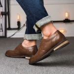 New trend Block carved British style business casual height increased men formal leather shoes