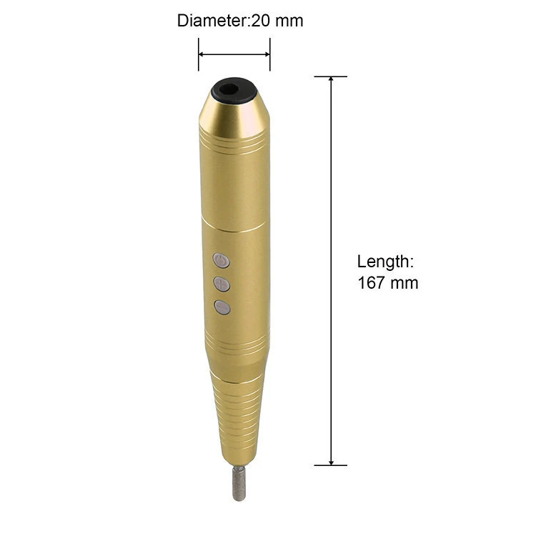New Trends Professional Mini Polish Remover Grinding Machine Nail Drill Handpiece Pen