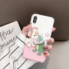 New with mobile phone holder phone cover cute cartoon baby dinosaur phone Case For Iphone 6 6s XS MAX X 7 8 Plus