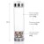 Import Newest Popular Fluorite Water Bottle, Energy Healing Crystal Gemstone Water Bottle, Stone Infused Stainless Steel Glass Bottle from China