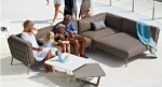 Nice workmanship rope outdoor garden sofa Conic set