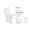 Nigeria sanitary ware washdown p-trap 180mm roughing-in  wc