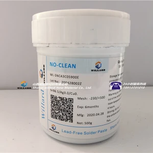 NO-Clean Solder Paste Lead Free Solder Paste Sn96.5/Ag3/Cu0.5 Non-corrosive PCB brazing paste  Electronics maintenance