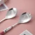 Import Noble gift box 2pcs porcelain handle cutlery set home tableware stainless salad fork spoon set from China