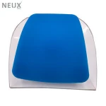 Non- Slip Relaxing Bathtub Waterproof Headrest Massage Home SPA Bath Blue Silicone pillow with Suction Cup