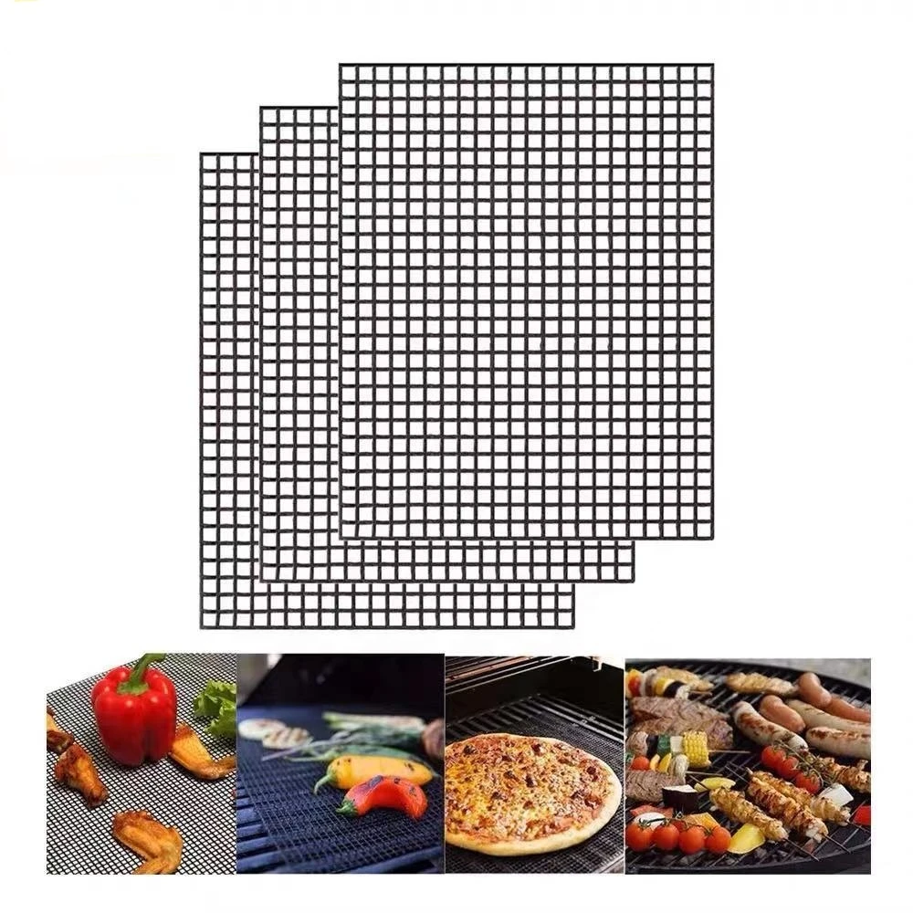 Non Stick Outdoor Charcoal Barbeque  Grill Mesh Mat