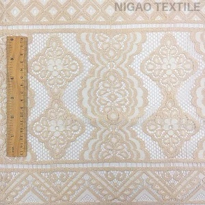 Nylon CottonLatest Design lace fabric for women&#39;s dress