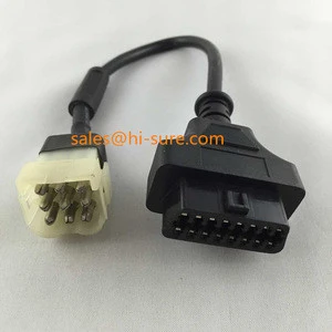 OBD2 Female connector to Volvo9P cable for volvo penta diagnostic tool